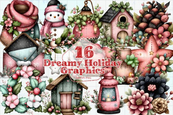 Download Dreamy Holiday Graphics PNG - Graphic Collection